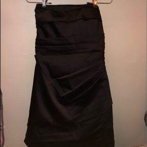 black cocktail dress